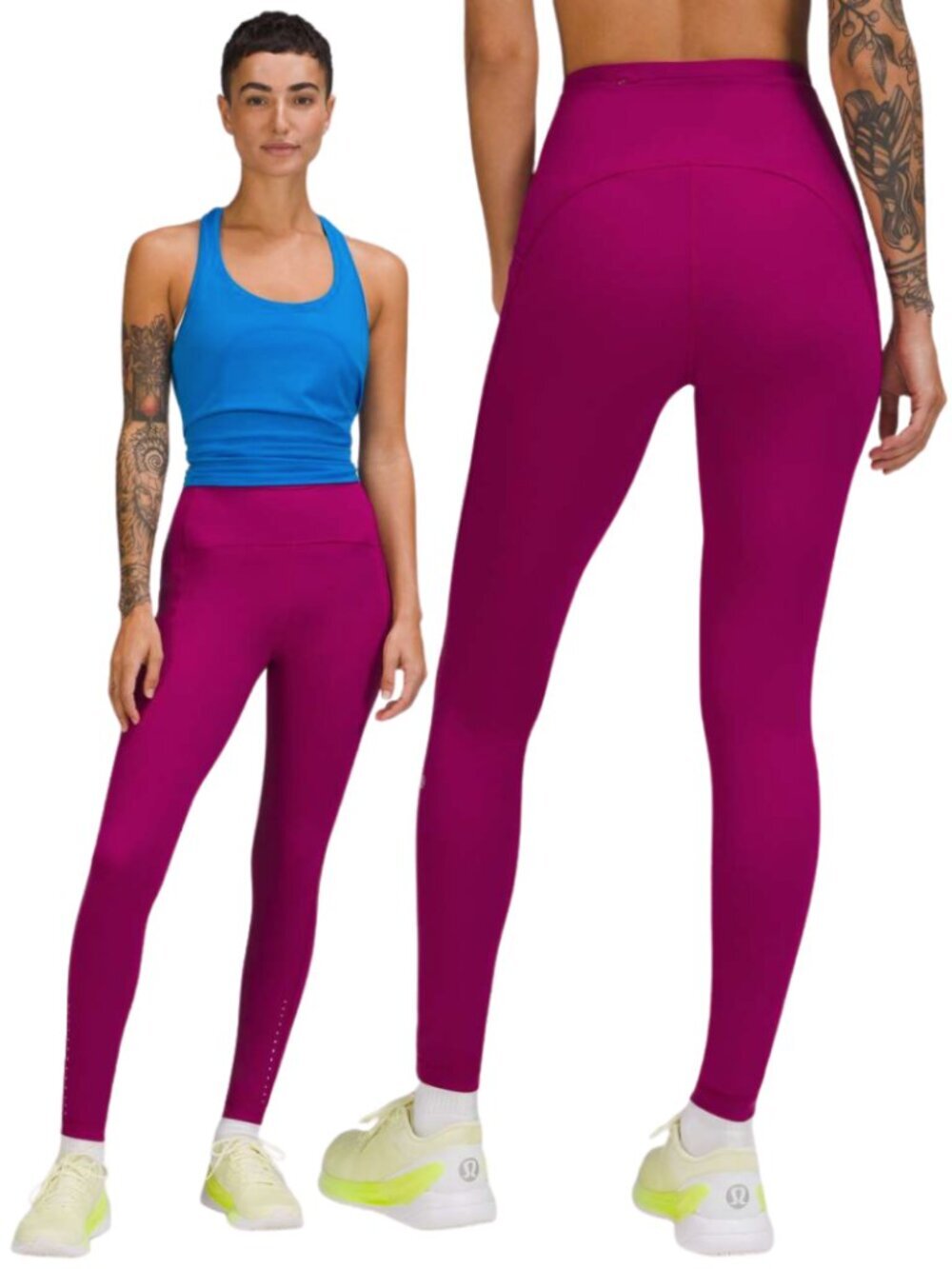 Lululemon Swift Speed High-Rise Tight 28" Women's 4 Purple Leggings Workout Gym